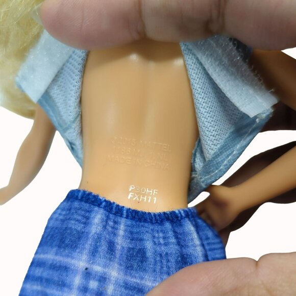 Barbie Play N Wash Pets Doll P30HF FXH11 Redressed in Pajamas 2019 - Picture 6 of 6